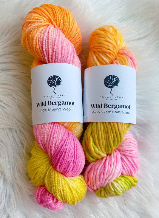 Wild Bergamot Moon & Yarn Craft Room - Chronicles of Cheryl Exclusive Colorway