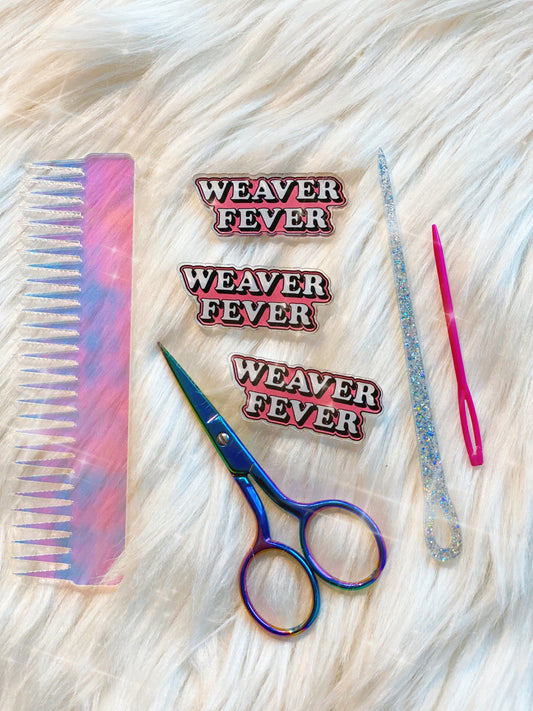 Weaver Fever Acrylic Pins